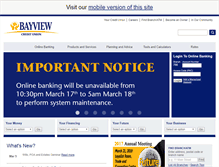 Tablet Screenshot of bayviewnb.com